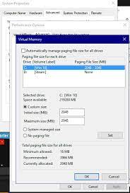 How to disable the pagefile in windows 10? Need To Manually Delete Pagefile Sys How Solved Windows 10 Forums