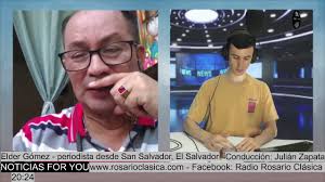 Pasó por "Noticias For You" Elder Gómez, periodista desde El Salvador