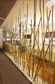 Folds flat for easy storage. Bamboo Decoration Divider Design Bamboo Decor Modern Partition Walls