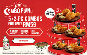 Dengan akses 24 jam 7 hari seminggu, anda bisa memesan berbagai menu lezat kfc, kapan saja dan di mana saja. Kfc 2 Pc Combo Promotion 5 Sets For Rm59 Food Design Kfc Food Menu