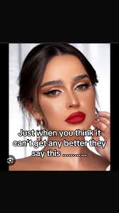 Red Lip Makeup Look with Red Dress