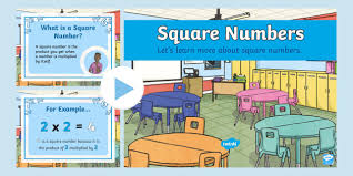 How hello, world! program works? Introducing Square Numbers Powerpoint