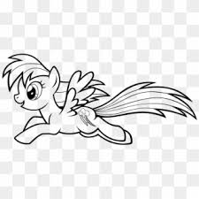 Download and print free mlp equestria girls rainbow dash coloring pages. Rainbow Dash Coloring Pages Running Coloring Outlines My Little Pony Hd Png Download 1280x587 108424 Pngfind