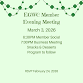 March Member Meeting event image
