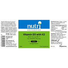 100% uk made & tested · free p&p · free catalogue Nutri Advanced Vitamin D3 With Vitamin K2 Vitamin D Supplement Nutri Advanced