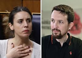 Irene Montero y Pablo Iglesias, acaramelados en una foto de pareja feliz en medio del vendaval político