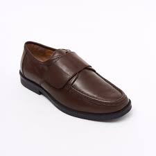 Free shipping for many items! Lucini Formal Men Brown Leather Velcro Heels Smart Shoes Slip On Wedding Loafer Mens From Aztec Fashions Uk