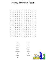 happy birthday word search activity shelter