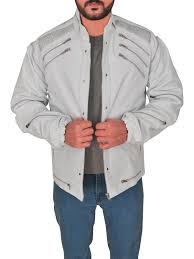 1) most online dictionaries define an armband as: Michael Jackson Iconic White Leather Jacket Men Jacket Mauvetree