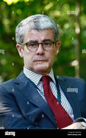 French diplomate Jacques Audibert are pictured as French President Francois  Hollande speaks to the press at the end of the G8 Summit at the Camp David  presidential retreat near Thurmont in Maryland,