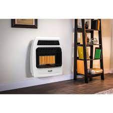 You need a bathroom space heater you can trust to be safe. Dyna Glo 18 000 Btu Vent Free Infrared Natural Gas Thermostatic Wall Heater Irss18ngt 2n The Home Depot Home Thermostat Natural Gas Wall Heater Gas Heating