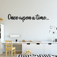 Once Upon A Time Sign Reading Space Decor Classroom Decor Etsy Space Decor Playroom Wall Kids Wall Decor