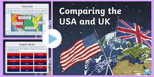 Time zones are a geophysical world globe division of 15o each, starting at greenwich, england, created to help people know what time it is now in another part of the world (see page 76 in your text for a good time zone tool). Ks2 Comparing The Usa And The Uk Powerpoint Teacher Made