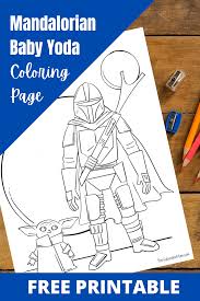Get the markers out and make an average day a little more magical (for free!) by printing out a few of our favorite fairy, rainbow, and baby unicorn coloring pages. The Mandalorian Baby Yoda Coloring Page Free Printable
