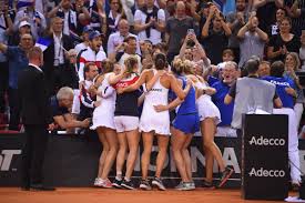 Mis en ligne le 28/10/2019 à 14:19. France Roumanie Cet Hommage A La Fed Cup