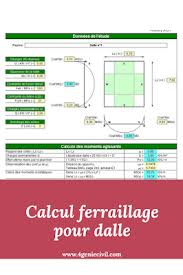 Comment Calculer Le Ferraillage D Une Dalle Excel Dalles Exemple Devis Lecture De Plan