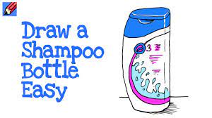 How To Draw A Shampoo Bottle Real Easy - Youtube