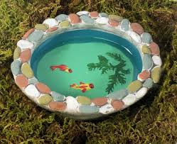 Stone garden can match you with a water garden specialist or a contractor to build your pool and install the. Miniature Fairy Garden Stone Fish Pond 4 Gray Stones Oval Koi Pond Amazon In Garden Outdoors