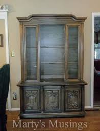 I think i would recommend repainting painted cabinets as a temporary solution only. Annie Sloan Chalk Paint Tutorial 70 S China Hutch Makeover