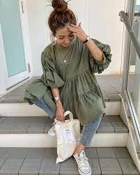 甘くなりすぎない夏の大人フェミニンコーデ ファッションスタイリスト ファッション ママ ファッション