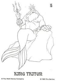 It should be fun and entertaining for hours. The Trading Card Database 1991 Pro Set The Little Mermaid Color In Cards 15 King Trit Mermaid Coloring Pages Little Mermaid Drawings Disney Coloring Pages