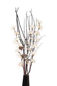 Tall dresser white & natural branch ball stems. Floral Arrangement From Vyn Includes Black Mitsumata Balsa Sunburst Sola Bud Spray And Lotus Pods Visi Tall Flower Arrangements Sola Flowers Dried Flowers