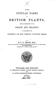 On the Popular Names of British Plants