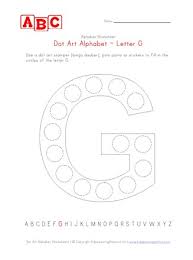 Do a dot art coloring pages. Dot Art Letter G All Kids Network