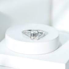 Certified Lab Grown Diamond 6X8 MM Emerald Cut Engagement ...