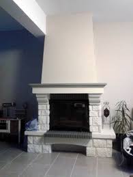 Cheminee Briques Repeinte Cheminee En Brique Relooking Relooking Cheminee Renovation Cheminee