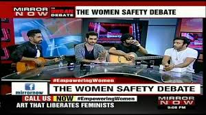 On Mirror Now News Channel Sanam In Debate Of Women Empowerment Pop Rock Bands Pop Bands News Channels