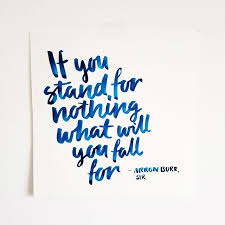 Day 8 If You Stand For Nothing Burr Whatll You Fall For Aaron Burr Sir From Hamilton Handwriting Han Lettering Challenge Creative Lettering Hand Lettering