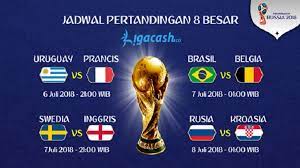 Lihat tgl publish vidio.kualifikasi piala dunia berakhir pada hari selasa kemarin. Perempat Final Piala Dunia 2018 Ini Negara Negara Yang Lolos Faktual Net