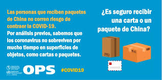 Ops Oms On Twitter Es Seguro Recibir Una Carta O Un Paquete De China Si Las Personas Que Reciben Paquetes De China No Corren Riesgo De Contraer La Covid19 Info Https T Co Bjtmtxodk6 Https T Co Cbbmyn1y5n