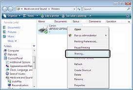 The canon lasershot lbp 3050 is a monochrome laser printer suitable for home users. Configuring The Print Server