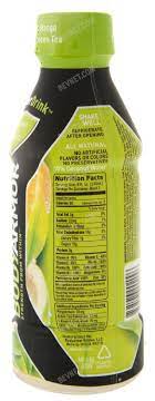Nutrition Facts for BodyArmor Sports Drink - Lyte Peach