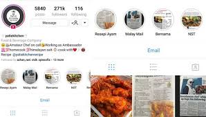 Nak jadi instafamous ni senang je tapi tulah dia ade byak syarat, tapi kalau korang smua ikot syarat di atas insyaalah akan jadi. Jadi Bintang Instafamous Kerana Kongsi Resepi Masak Free Malaysia Today Fmt