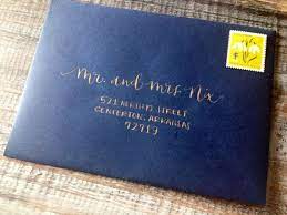 Wedding Calligraphy Envelope Addressing Modern Font Hand Etsy Wedding Envelope Calligraphy Calligraphy Wedding Invitation Envelope Calligraphy Envelope