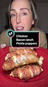 Delicious Chicken Bacon Ranch Pickle Poppers Recipe