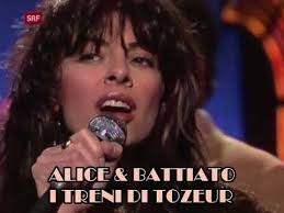 Of living at a different pace. Alice Battiato I Treni Di Tozeur Youtube