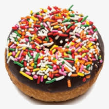 A doughnut or donut (ipa: Chocolate Sprinkle Donut Calorie Hd Png Download Kindpng