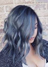 50 Magically Blue Denim Hair Colors You Will Love Denim Blue Hair Denim Hair Hair Color Formulas
