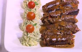 لفائف اللحم البفتيك المحشوه على طريقة الشيف انطوان موقع طبخة food beef breakfast