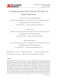 Base rate malaysia if you have a home loan, you know how important is the base rate, base lending rate, and base financing rate. Pdf On Malaysian House Price Growth The Effects Of Market Sentiments