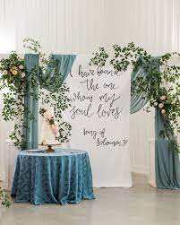 28 Unique Ways To Show Off Your Favorite Quotes At Your Wedding Wedding Decorations Wedding Arch Wedding Deco