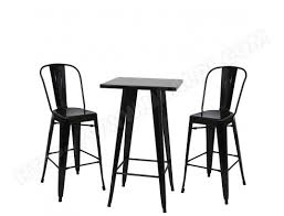 Le serveur est crypté et les informations véhiculées sont codées. Ensemble Table Haute Avec 2 Tabourets De Bar En Metal Noir Style Industriel Tab04009 Decoshop26 Ma 14ca492ense Tog9r Pas Cher Ubaldi Com