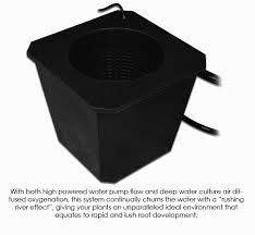 6 Site Bubble Flow Buckets Hydroponic Grow System