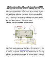 Diagram of a cell diagram of human body diagram of foot diagram of a ear diagram of a eye diagram of the nose diagram of a ball etc. The Key Role And Benefits Of Auto Mains Panel Am By Sneha Pancholi Issuu