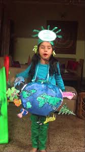 Mansi Ready For The Earth Day Fancy Dress Fancy Dress For Kids Fancy Dress Costumes Kids Fancy Dress Competition