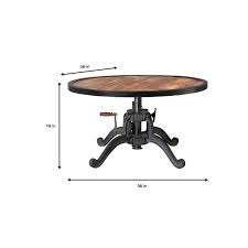 From colorful designs to wood styles, these are the best picks for your home. Home Decorators Collection 36 In Natural Reclaimed Medium Round Wood Coffee Table With Adjustable Height Hdc 2004 The Home Depot